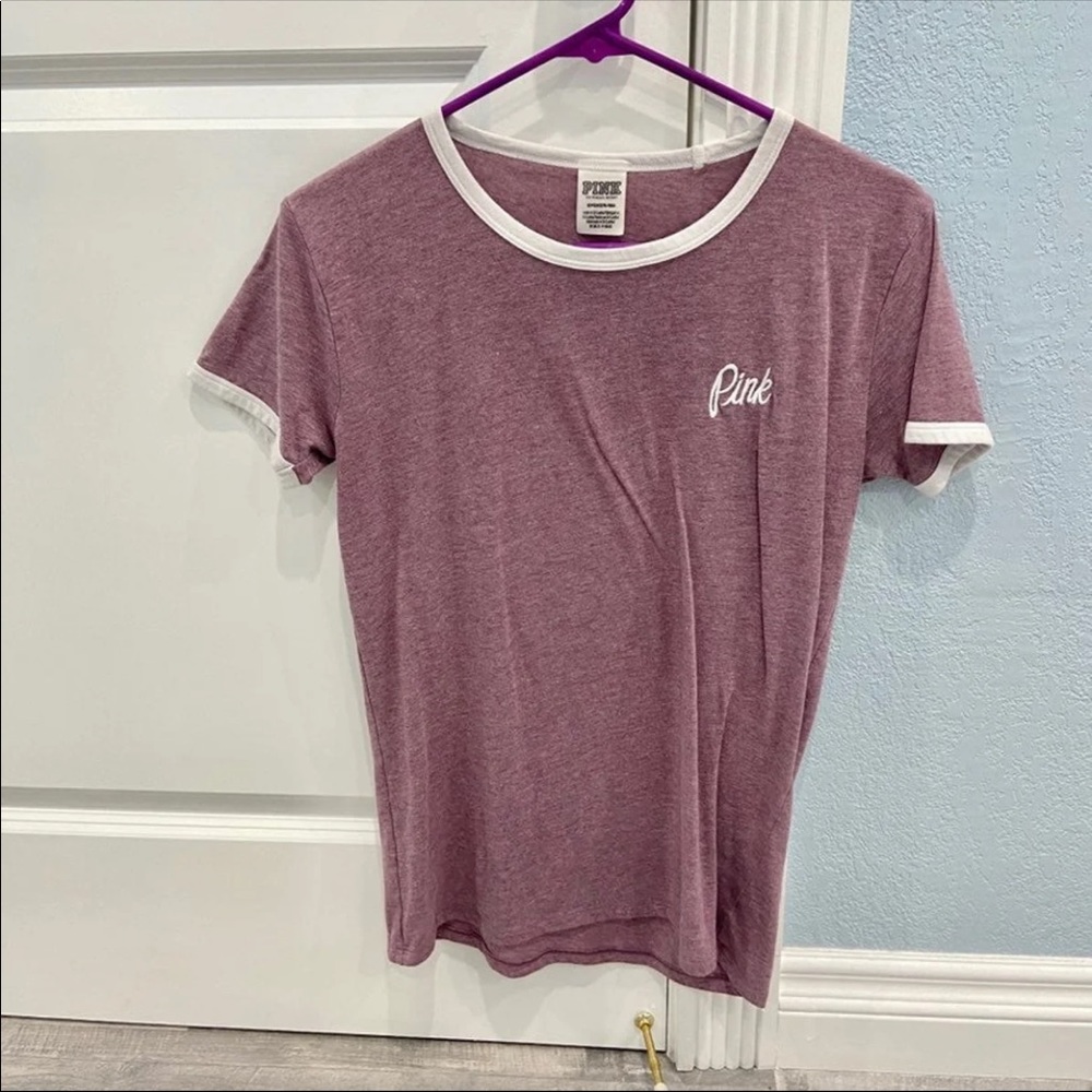 VS PINK Ringer Tee Shirt
